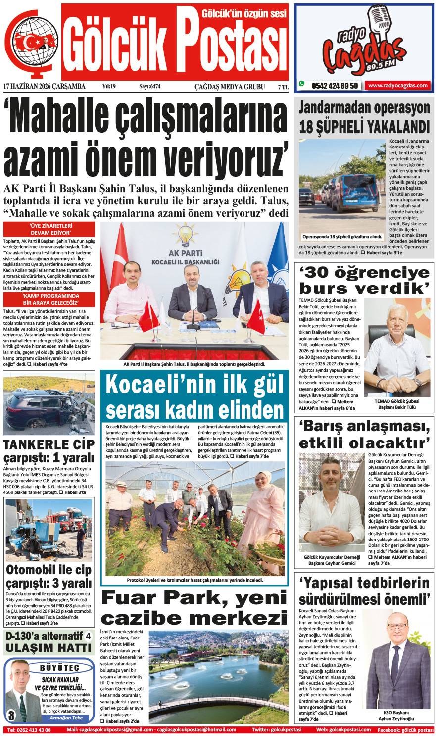 Gölcük Postası Gazetesi 1. sayı