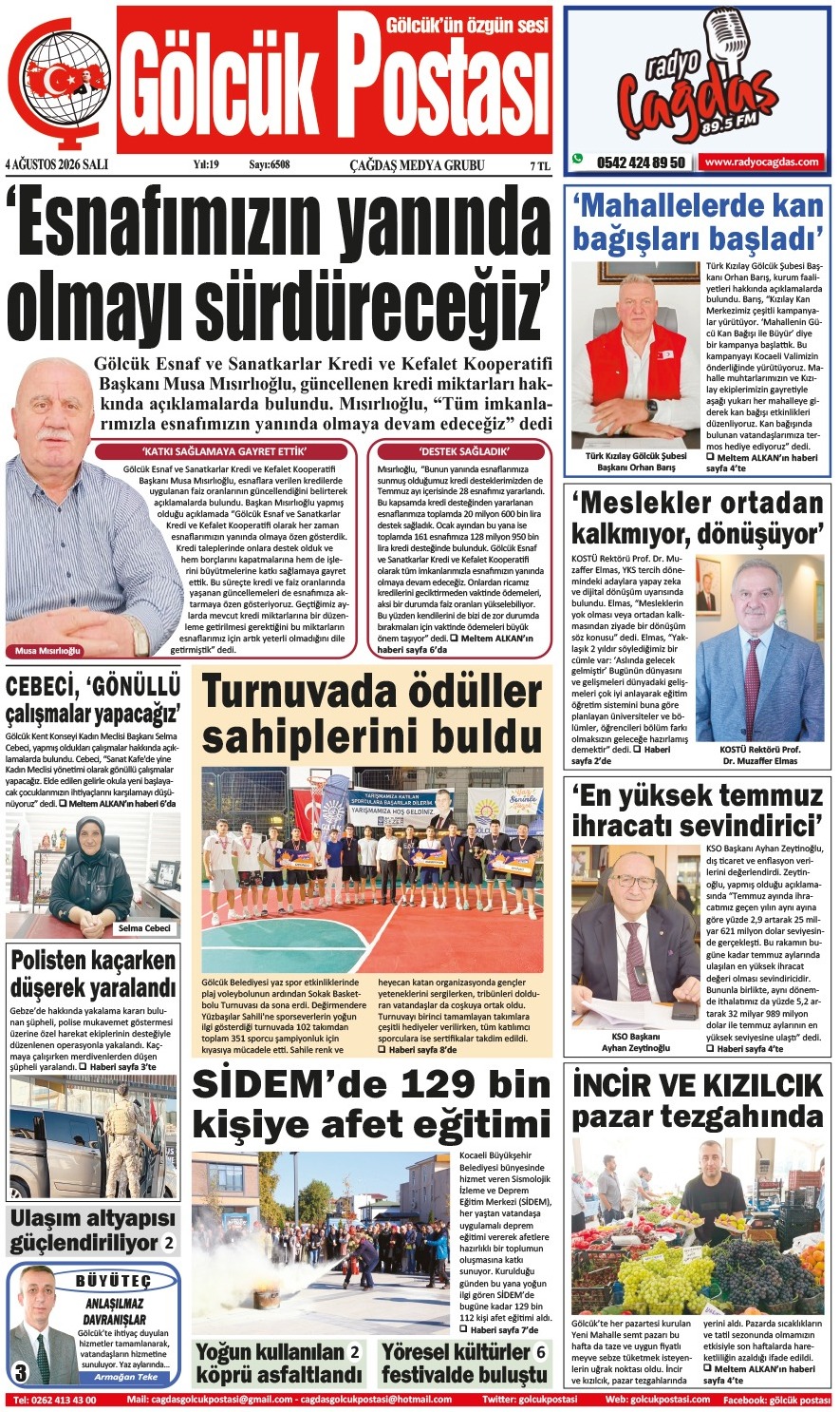 Gölcük Postası Gazetesi 1. sayı
