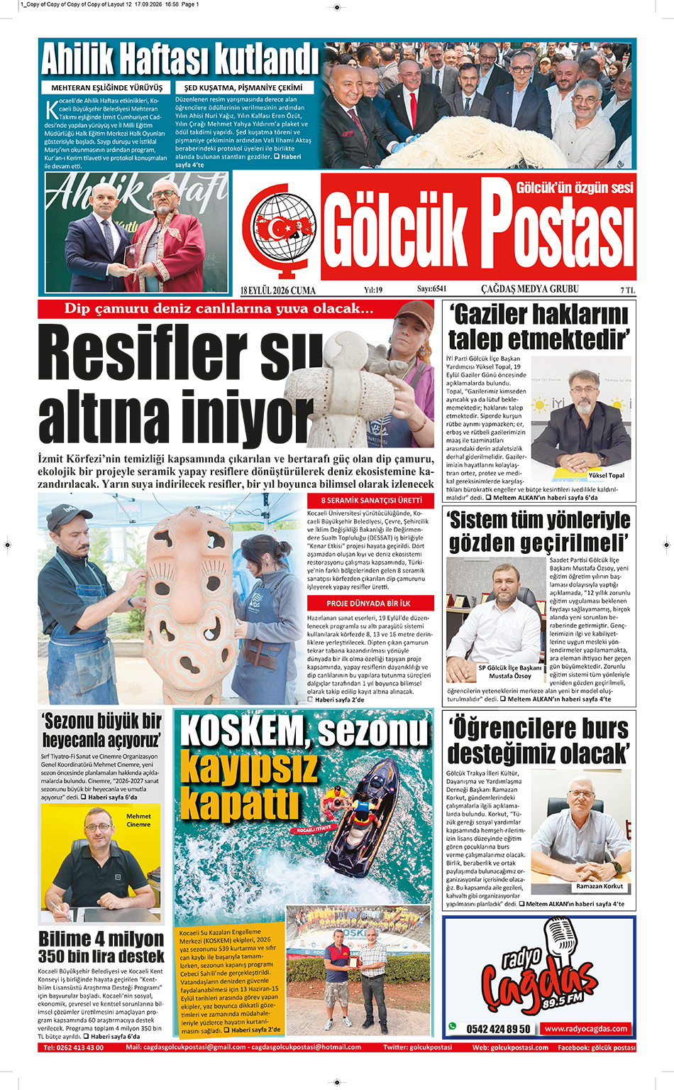 Gölcük Postası Gazetesi 1. sayı