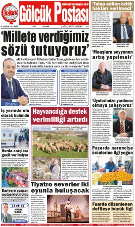 Gölcük Postası Gazetesi . sayısı