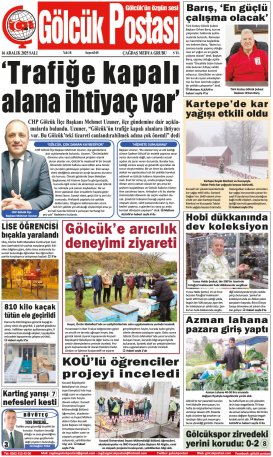 Gölcük Postası Gazetesi . sayısı