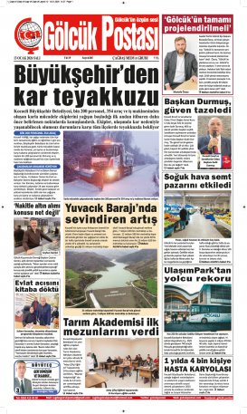 Gölcük Postası Gazetesi . sayısı