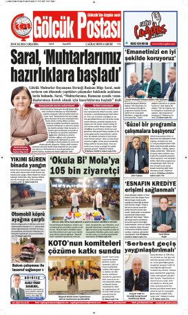 Gölcük Postası Gazetesi . sayısı