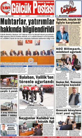 Gölcük Postası Gazetesi . sayısı