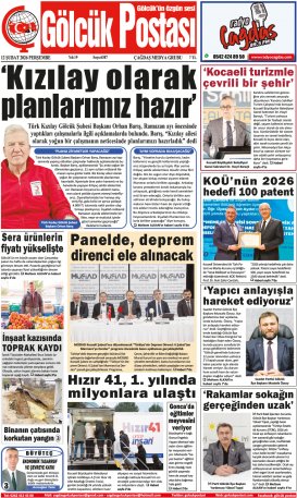 Gölcük Postası Gazetesi . sayısı