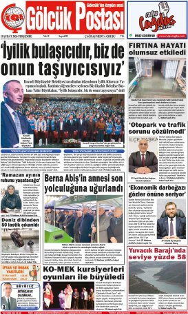 Gölcük Postası Gazetesi . sayısı
