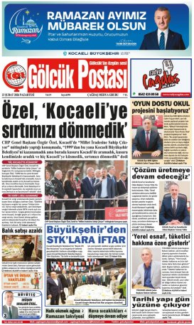 Gölcük Postası Gazetesi . sayısı
