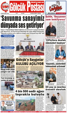 Gölcük Postası Gazetesi . sayısı