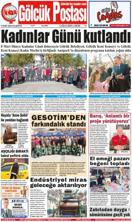 Gölcük Postası Gazetesi . sayısı