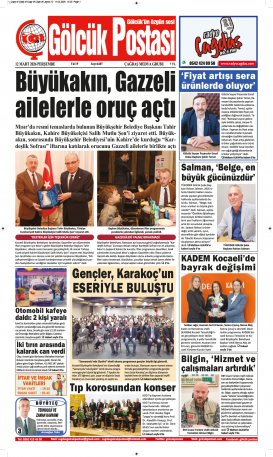 Gölcük Postası Gazetesi . sayısı