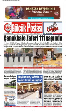 Gölcük Postası Gazetesi . sayısı