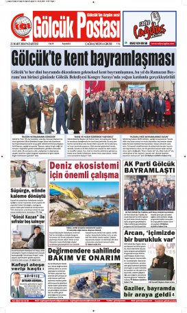 Gölcük Postası Gazetesi . sayısı