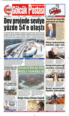 Gölcük Postası Gazetesi . sayısı