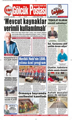 Gölcük Postası Gazetesi . sayısı
