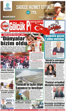Gölcük Postası Gazetesi . sayısı