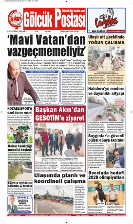 Gölcük Postası Gazetesi . sayısı