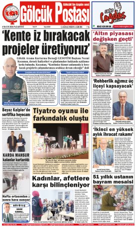 Gölcük Postası Gazetesi . sayısı