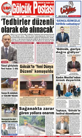 Gölcük Postası Gazetesi . sayısı