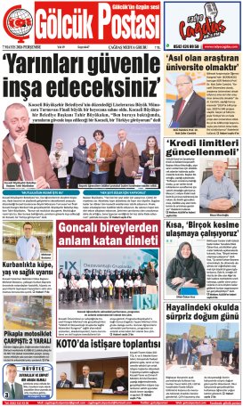 Gölcük Postası Gazetesi . sayısı