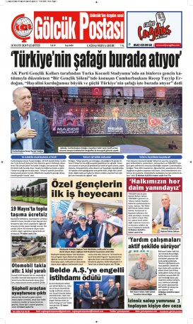 Gölcük Postası Gazetesi . sayısı