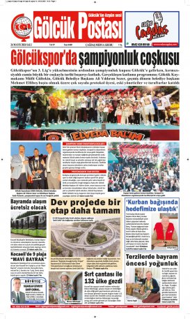 Gölcük Postası Gazetesi . sayısı