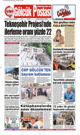 Gölcük Postası Gazetesi . sayısı