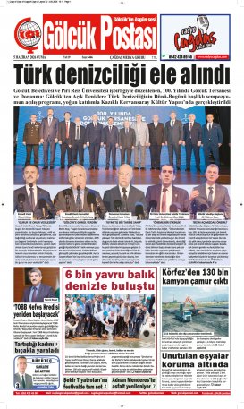 Gölcük Postası Gazetesi . sayısı