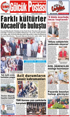 Gölcük Postası Gazetesi . sayısı
