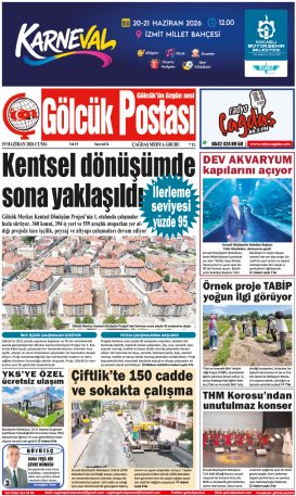 Gölcük Postası Gazetesi . sayısı