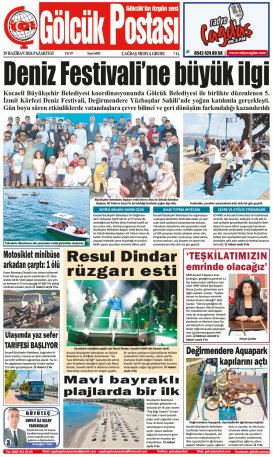 Gölcük Postası Gazetesi . sayısı