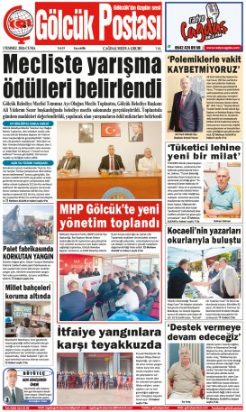 Gölcük Postası Gazetesi . sayısı