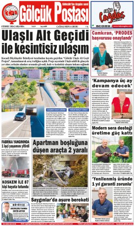 Gölcük Postası Gazetesi . sayısı