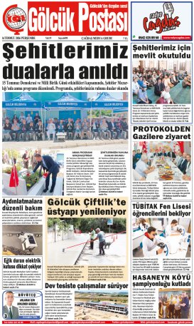 Gölcük Postası Gazetesi . sayısı