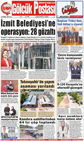 Gölcük Postası Gazetesi . sayısı