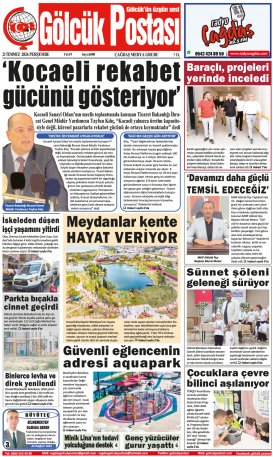 Gölcük Postası Gazetesi . sayısı