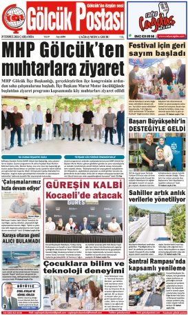 Gölcük Postası Gazetesi . sayısı