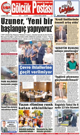 Gölcük Postası Gazetesi . sayısı