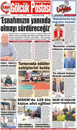 Gölcük Postası Gazetesi . sayısı