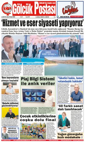 Gölcük Postası Gazetesi . sayısı