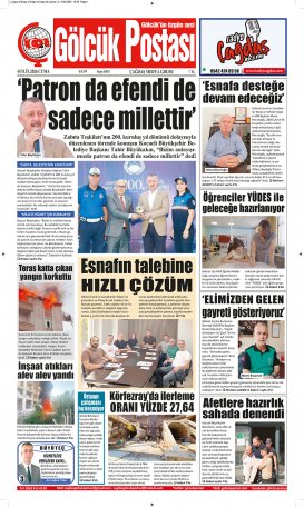 Gölcük Postası Gazetesi . sayısı