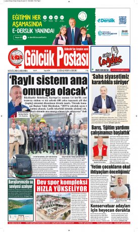 Gölcük Postası Gazetesi . sayısı