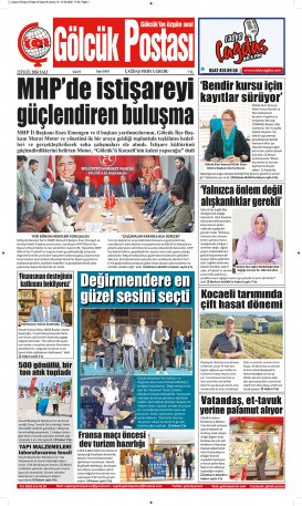 Gölcük Postası Gazetesi . sayısı