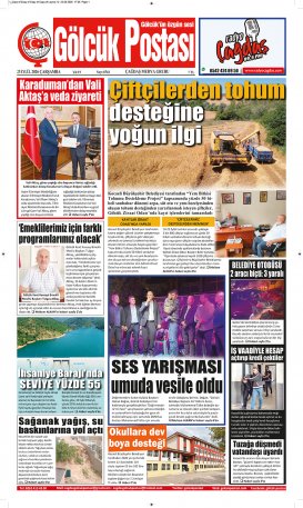 Gölcük Postası Gazetesi . sayısı