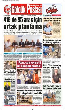 Gölcük Postası Gazetesi . sayısı