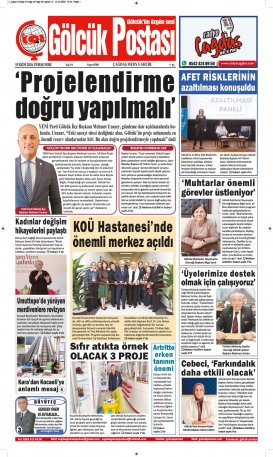 Gölcük Postası Gazetesi . sayısı