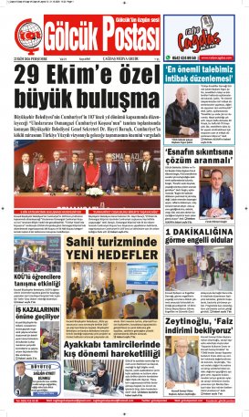 Gölcük Postası Gazetesi . sayısı