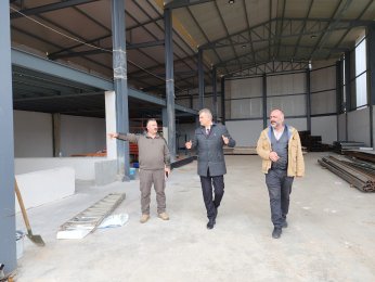 Eski mezbaha binası yeni görevine başladı