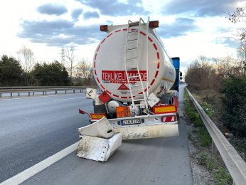 TEM’de 9 araçlı zincirleme kaza