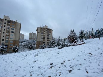 Beklenen kar yüksek kesimlere düştü