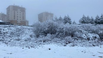Beklenen kar yüksek kesimlere düştü